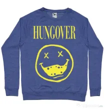Bluza ADLER barbat Hungover Albastru melanj