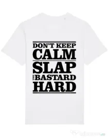 Tricou STANLEY STELLA barbat Slap the bastard Alb