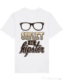 Tricou STANLEY STELLA barbat Suflet de hipster Alb