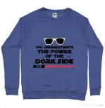 Bluza ADLER barbat The power of the dork side Albastru melanj