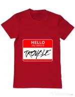 Tricou ADLER barbat Trouble Rosu