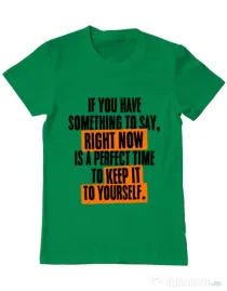 Tricou ADLER barbat Keep it to yourself Verde mediu