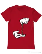 Tricou ADLER barbat Magic sparkles Rosu