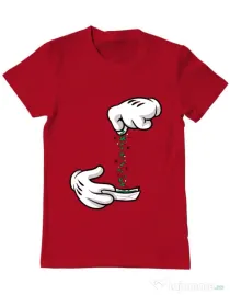 Tricou ADLER barbat Magic sparkles Rosu