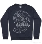 Bluza ADLER barbat Stranger night Denim inchis
