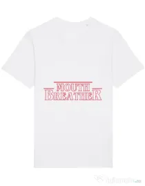 Tricou STANLEY STELLA barbat Mouth breather Alb