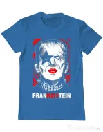 Tricou ADLER barbat FRANKISSTEIN Albastru azuriu