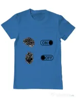 Tricou ADLER barbat Love Albastru azuriu