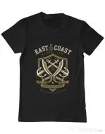 Tricou ADLER barbat East Coast Negru