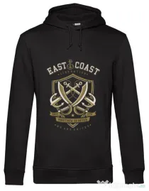 Hoodie barbat cu gluga East Coast Negru