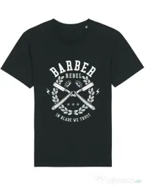 Tricou STANLEY STELLA barbat Barber Rebel Negru