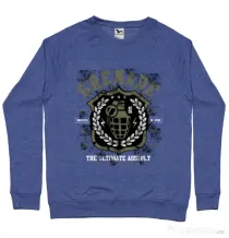 Bluza ADLER barbat Grenade Albastru melanj