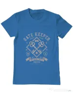 Tricou ADLER barbat Gate Keeper Albastru azuriu