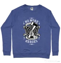 Bluza ADLER barbat No More Heroes Albastru melanj
