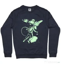 Bluza ADLER barbat Lost In Space Denim inchis