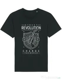 Tricou STANLEY STELLA barbat Street Revolution Negru