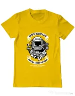 Tricou ADLER barbat Space Rebellion Galben