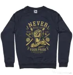 Bluza ADLER barbat Never Give Up Denim inchis