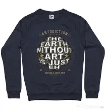 Bluza ADLER barbat The Earth Without Art Denim inchis