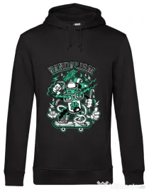 Hoodie barbat cu gluga Vandalism Negru
