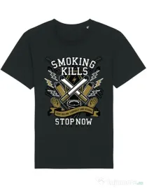 Tricou STANLEY STELLA barbat Smoking Kills Negru