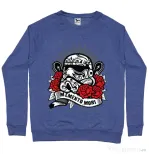 Bluza ADLER barbat Dead Trooper Albastru melanj
