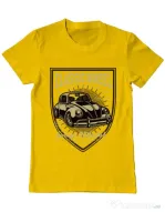 Tricou ADLER barbat Classic Wheel Galben