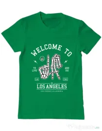 Tricou ADLER barbat Welcome To L.A Verde mediu