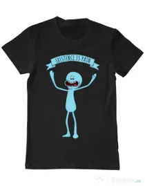Tricou ADLER barbat Existence is pain Negru