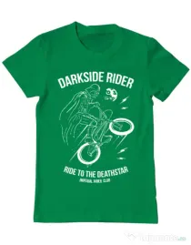 Tricou ADLER barbat Darkside rider Verde mediu