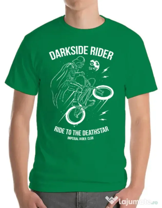 Tricou ADLER barbat Darkside rider Verde mediu