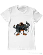 Tricou ADLER barbat Lets play Alb