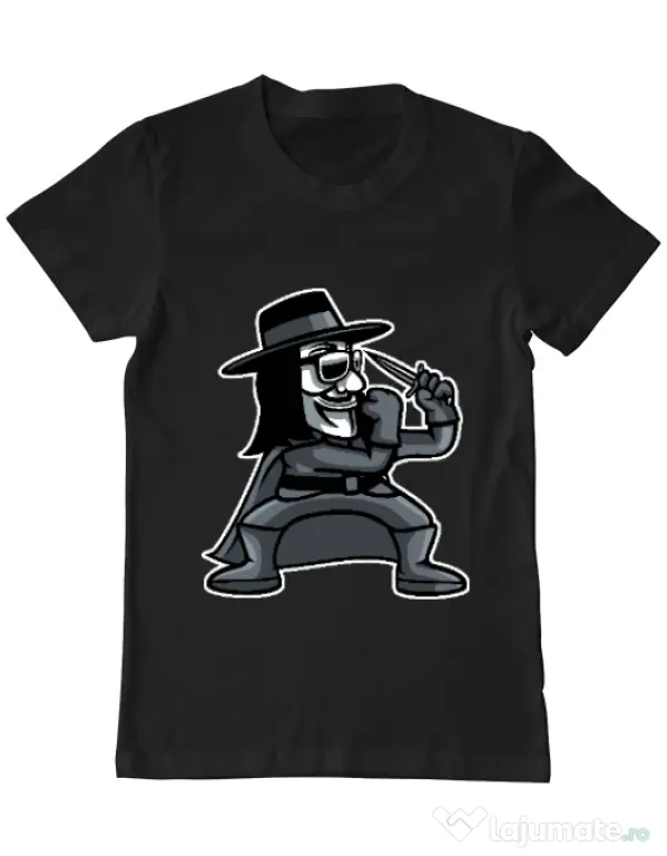 Tricou ADLER barbat Fighting Vendetta Negru