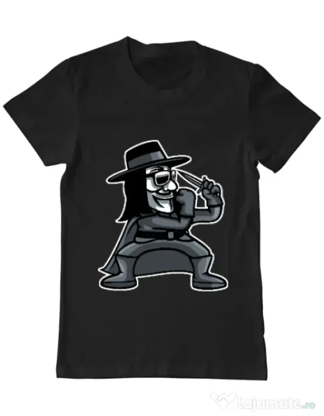 Tricou ADLER barbat Fighting Vendetta Negru