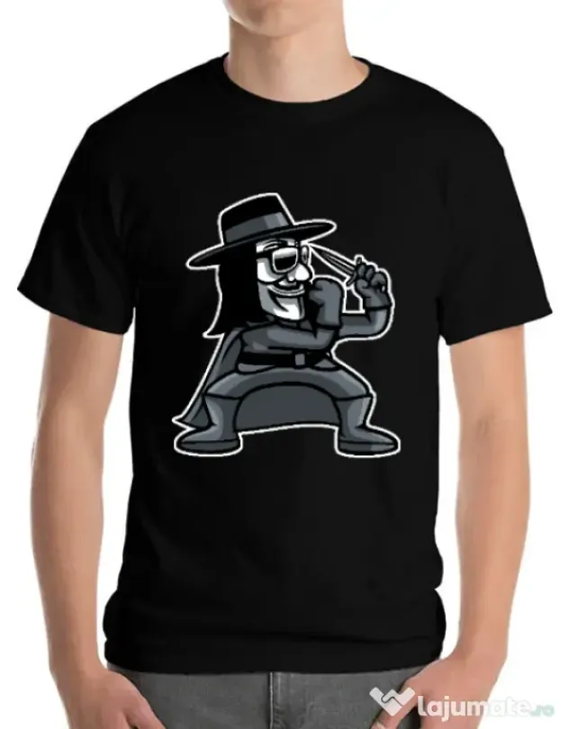 Tricou ADLER barbat Fighting Vendetta Negru