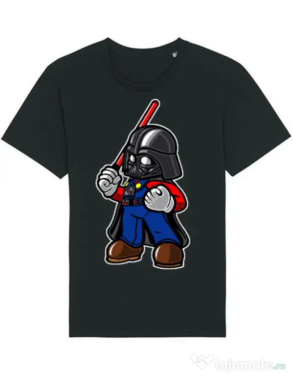 Tricou STANLEY STELLA barbat Darth plumber Negru