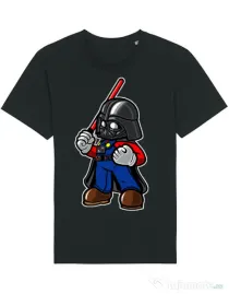 Tricou STANLEY STELLA barbat Darth plumber Negru