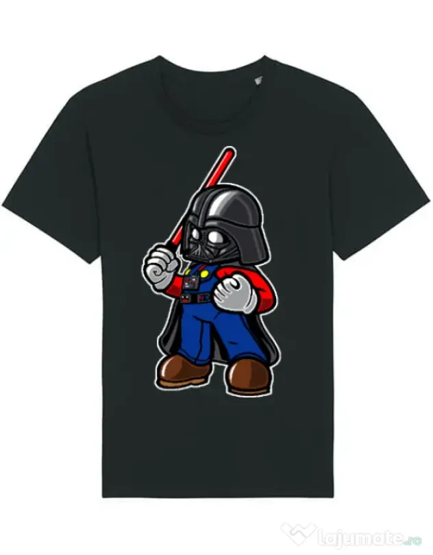 Tricou STANLEY STELLA barbat Darth plumber Negru