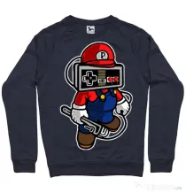 Bluza ADLER barbat Player head Denim inchis
