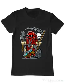 Tricou ADLER barbat Coffin Skater Negru