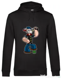 Hoodie barbat cu gluga Sailor Mass Murderer Negru