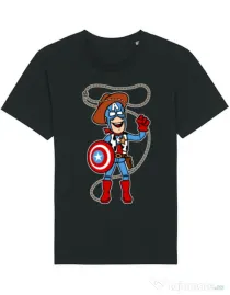 Tricou STANLEY STELLA barbat Captain Woody Negru