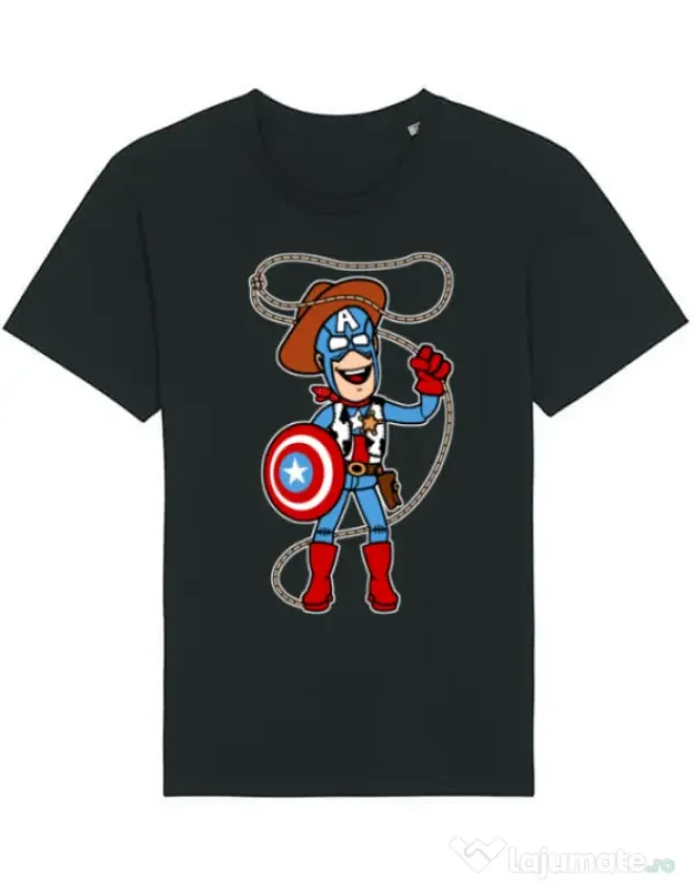 Tricou STANLEY STELLA barbat Captain Woody Negru