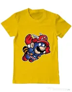 Tricou ADLER barbat Captain Mario Galben