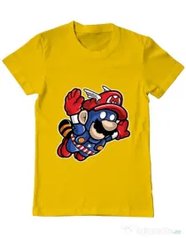 Tricou ADLER barbat Captain Mario Galben