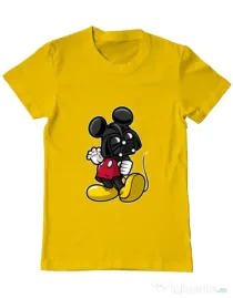 Tricou ADLER barbat Darkmouse Galben