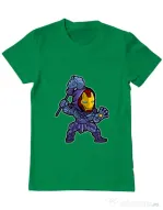 Tricou ADLER barbat Iron Skeletor Verde mediu