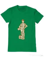 Tricou ADLER barbat Street C3PO Verde mediu
