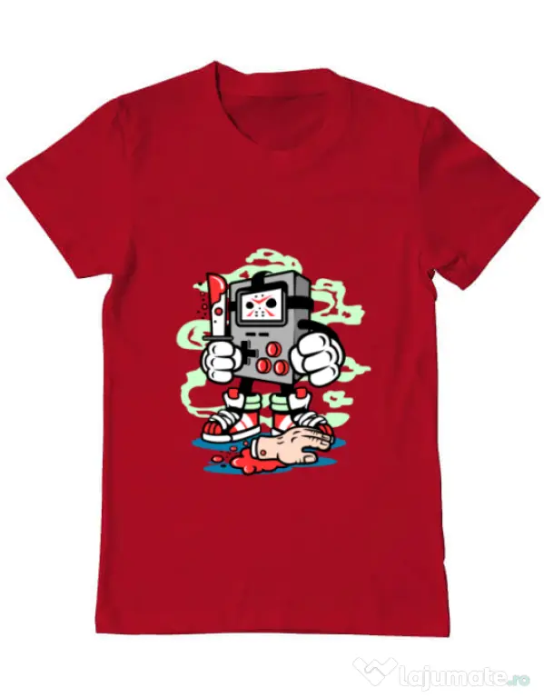 Tricou ADLER barbat Gamers Killer Rosu