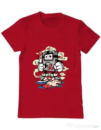 Tricou ADLER barbat Gamers Killer Rosu